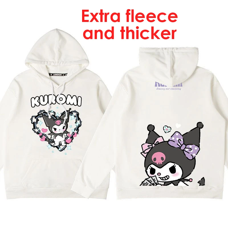 Sanrio Kuromi Hoodie Children`s Kawaii Autumn and Winter Extra Fleece and Thicker Ins Style Cool Top
Sanrio Kuromi Hoodie Children`s Kawaii Autumn and Winter Extra Fleece and Thicker Ins Style Cool Top