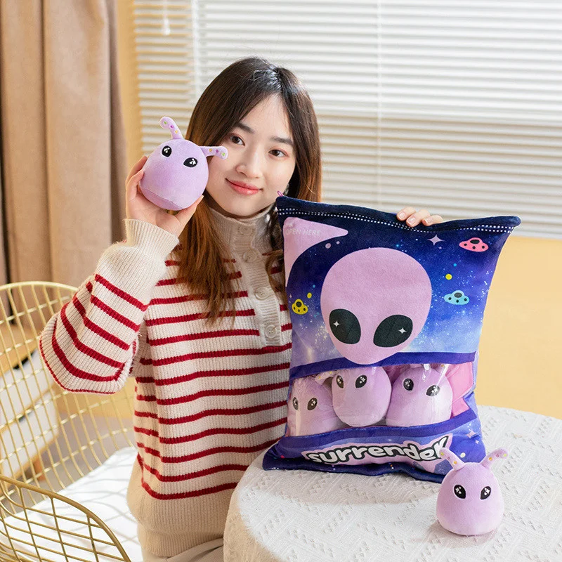 Generic Kawaii Cute A Bag of Snacks Pillow Sweet Yogurt Cheesy Puffs