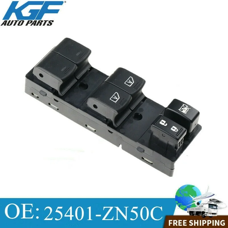 25401-ZN50C Master Power Window Door Switch Fit for 2008-2014 EX35 Nissan Maxima 
25401-ZN50C Master Power Window Door Switch Fit for 2008-2014 EX35 Nissan Maxima