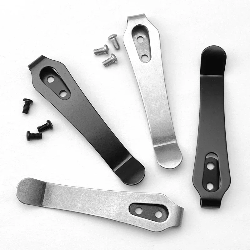 1pc DIY Folding Knife Clip 420 Stainless Steel Pocket Clips Back Clamps for Folding Knife Pocket Clip with Stainless Steel Screw
1pc DIY Folding Knife Clip 420 Stainless Steel Pocket Clips Back Clamps for Folding Knife Pocket Clip with Stainless Steel Screw