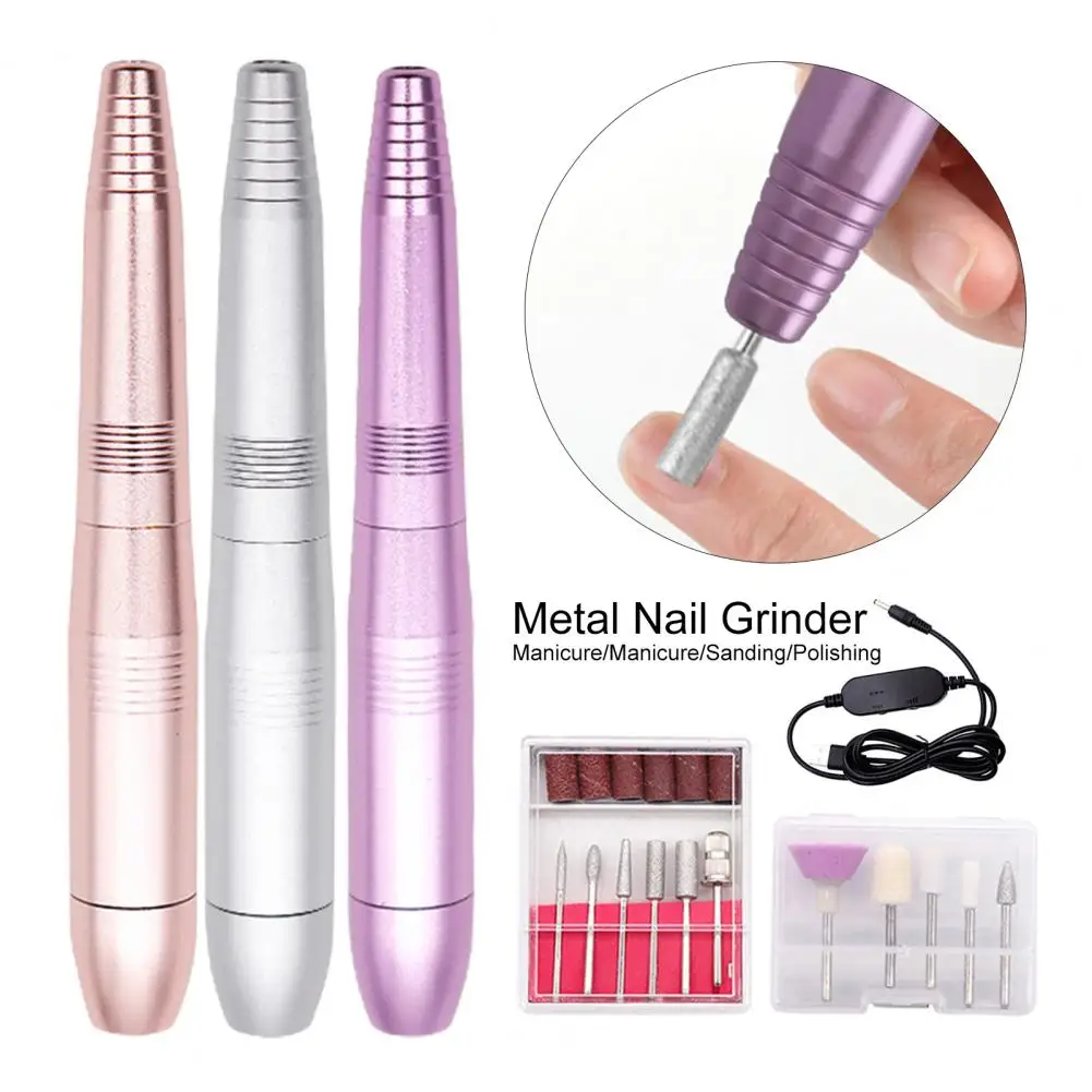 1 Set Nail Drill 18000RPM-19000RPM Low Noise Low-Heat Nail-Polishing 5V/1A Portable Electric Nail Drill Machine Salon Use
1 Set Nail Drill 18000RPM-19000RPM Low Noise Low-Heat Nail-Polishing 5V/1A Portable Electric Nail Drill Machine Salon Use