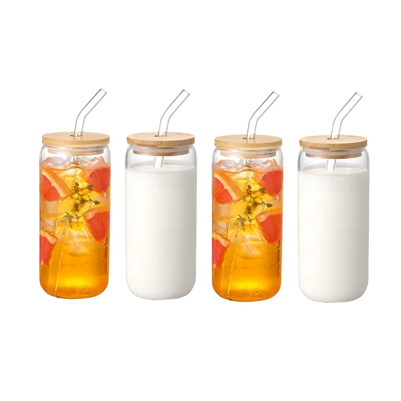 Clear Frosted Sublimation Blanks Glass Mason Jar Beer Can Glass Cup With Bamboo Lid
Clear Frosted Sublimation Blanks Glass Mason Jar Beer Can Glass Cup With Bamboo Lid