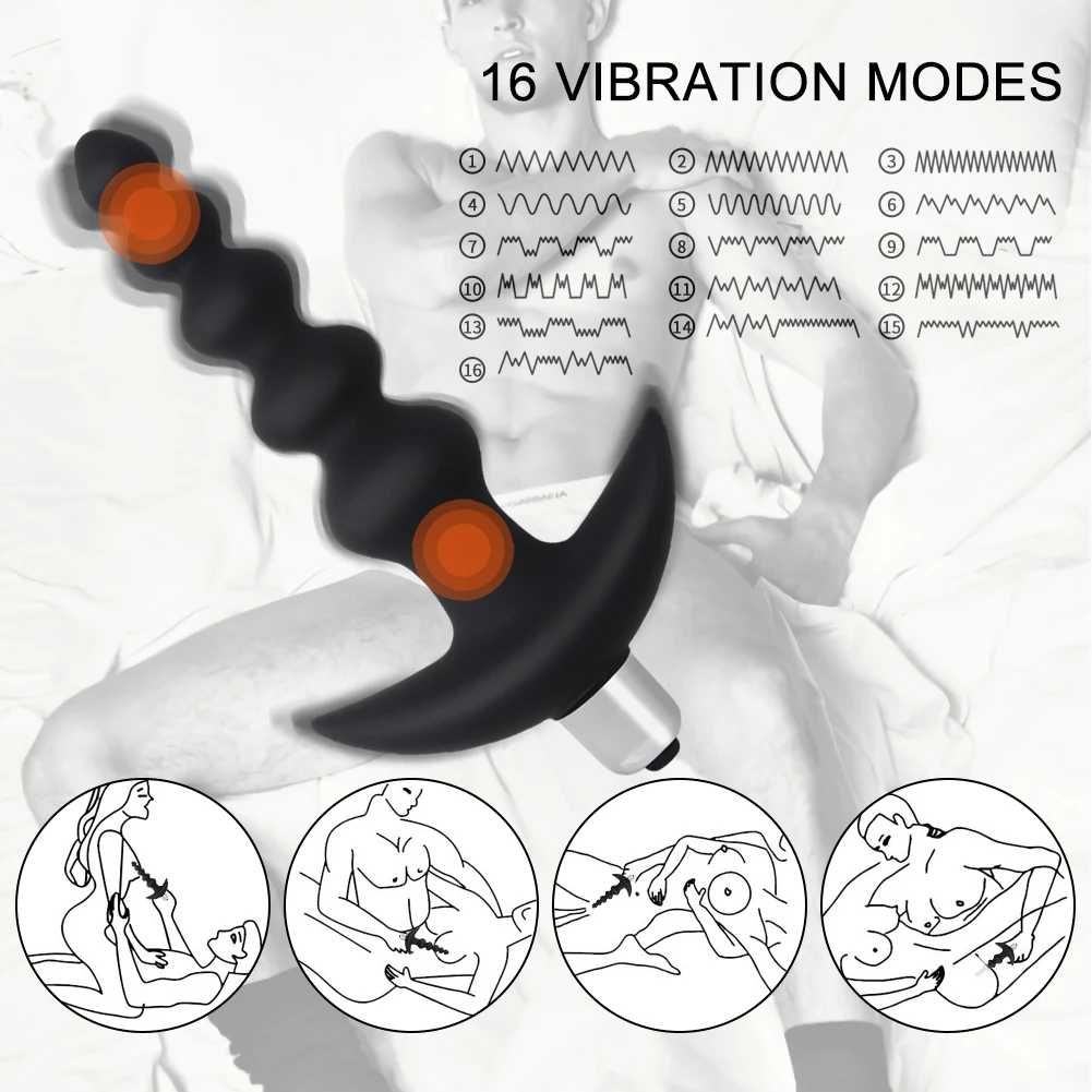 Male Prostate Massager Anal Plugs Vibrator Silicone Butt Plug For Men buttplug Delay Ejaculation Ring Vibrators Sex Toys For Men 37 Sb5cdb95507f84257898912e2b4741b77r