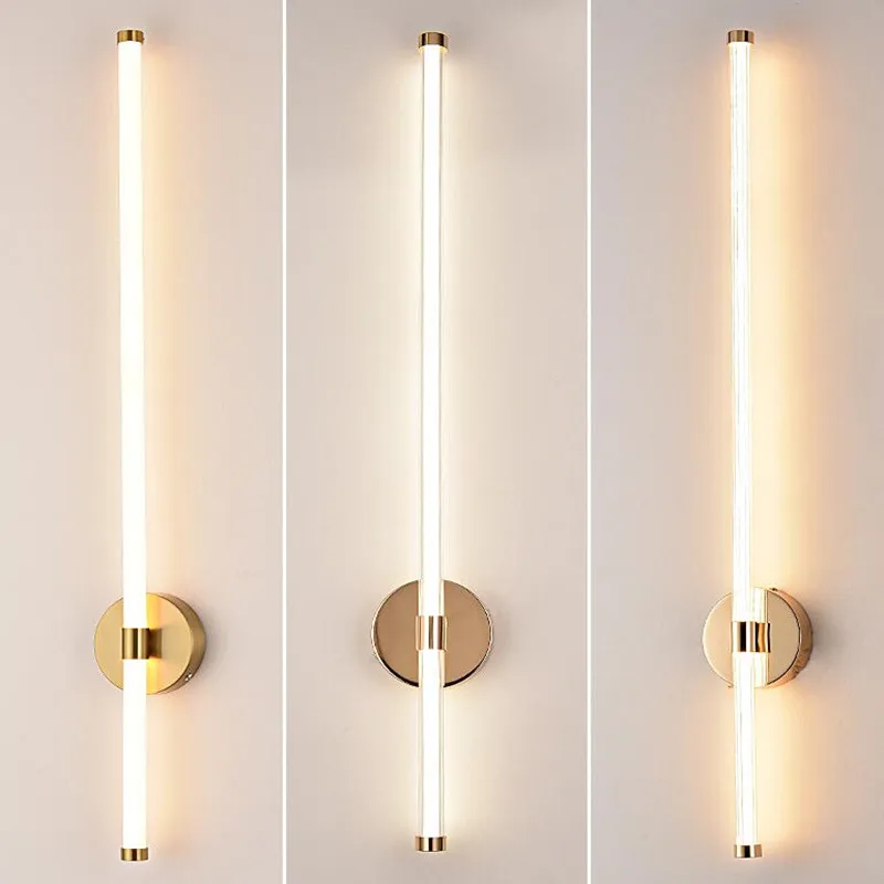 Modern LED brief bedroom study wall lights simple bedside lamp Acrylic light pipe Living room wall lamps
Modern LED brief bedroom study wall lights simple bedside lamp Acrylic light pipe Living room wall lamps