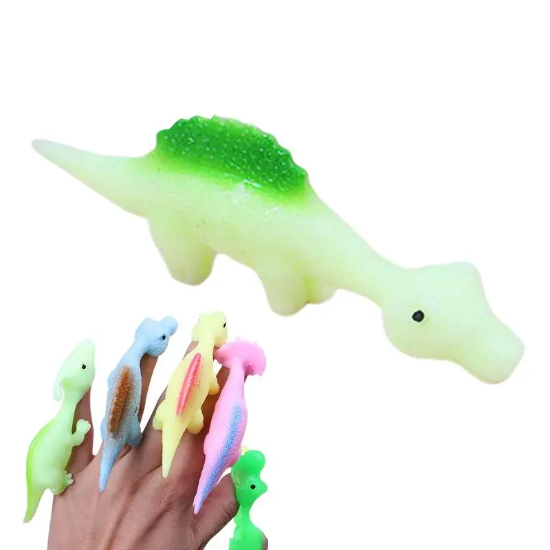 

Sticky Dinosaur Slingshot Simulation Animal Toy Novelty Creative Funny Vintage Stretchy Flying Dinosaur For Animal Goodie Bag