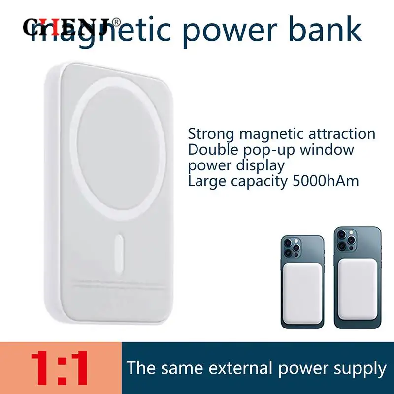 Portable Auxiliary Spare External Magnetic Battery Pack Power Bank Wireless Charger For Phone 12 13 Powerbank Phone Accessories
Portable Auxiliary Spare External Magnetic Battery Pack Power Bank Wireless Charger For Phone 12 13 Powerbank Phone Accessories