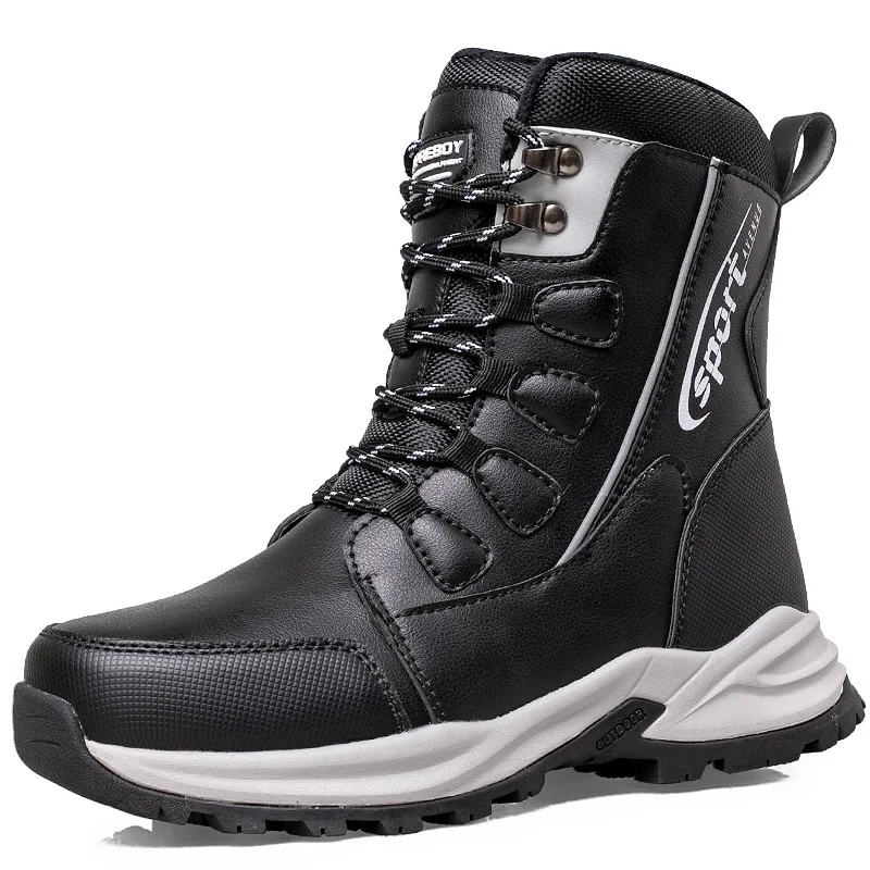 Large Size 36-46 Waterproof Winter Boots For Men Women Plush Warm Snow Boots Men Anti Slip Wear-resistant Hiking Boots Men Shoes
Large Size 36-46 Waterproof Winter Boots For Men Women Plush Warm Snow Boots Men Anti Slip Wear-resistant Hiking Boots Men Shoes