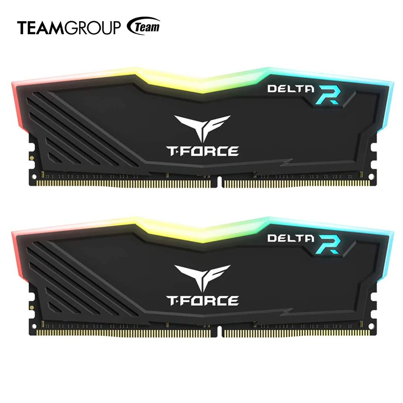 

TEAMGROUP T-Force Delta RGB DDR4 8GB 16GB 3000MHz 3200MHz 3600MHz PC4 Desktop Gaming Memory Module Ram