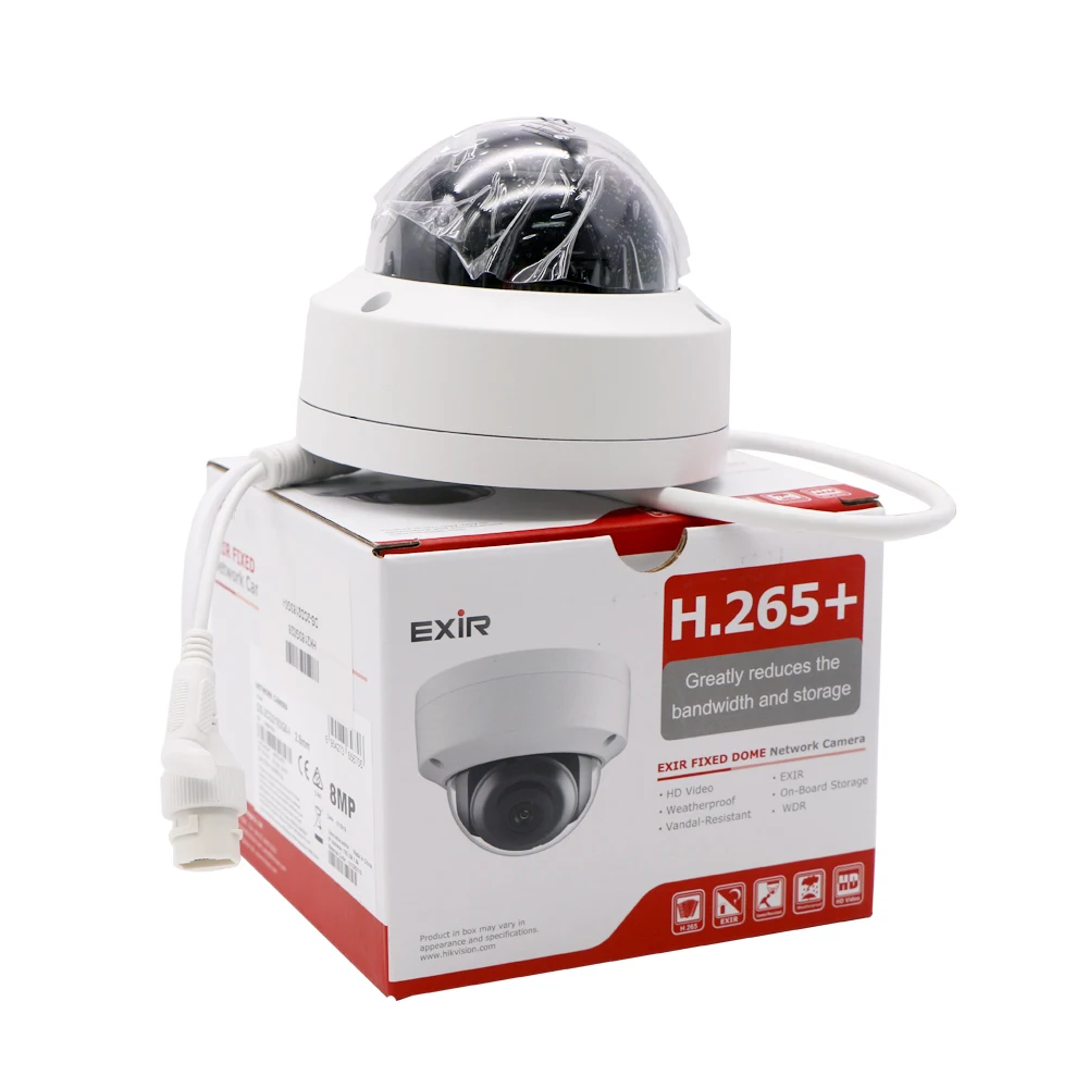 

HK оригинальная 4-мегапиксельная стандартная купольная IP-камера видеонаблюдения POE CMOS IR сетевая камера безопасности ночного видения H.265