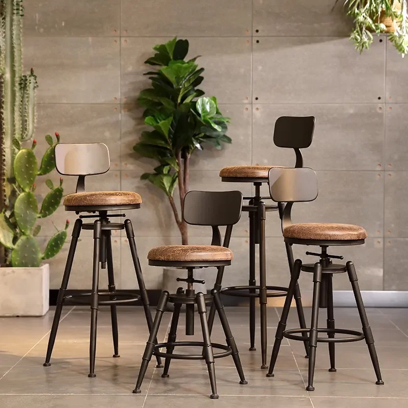 Modern Rotating Bar Stool Accent Solid Wood Retro Island Dining Chairs Patio Barber Reception Taburete Alto Bar Furniture YX50BY
Modern Rotating Bar Stool Accent Solid Wood Retro Island Dining Chairs Patio Barber Reception Taburete Alto Bar Furniture YX50BY