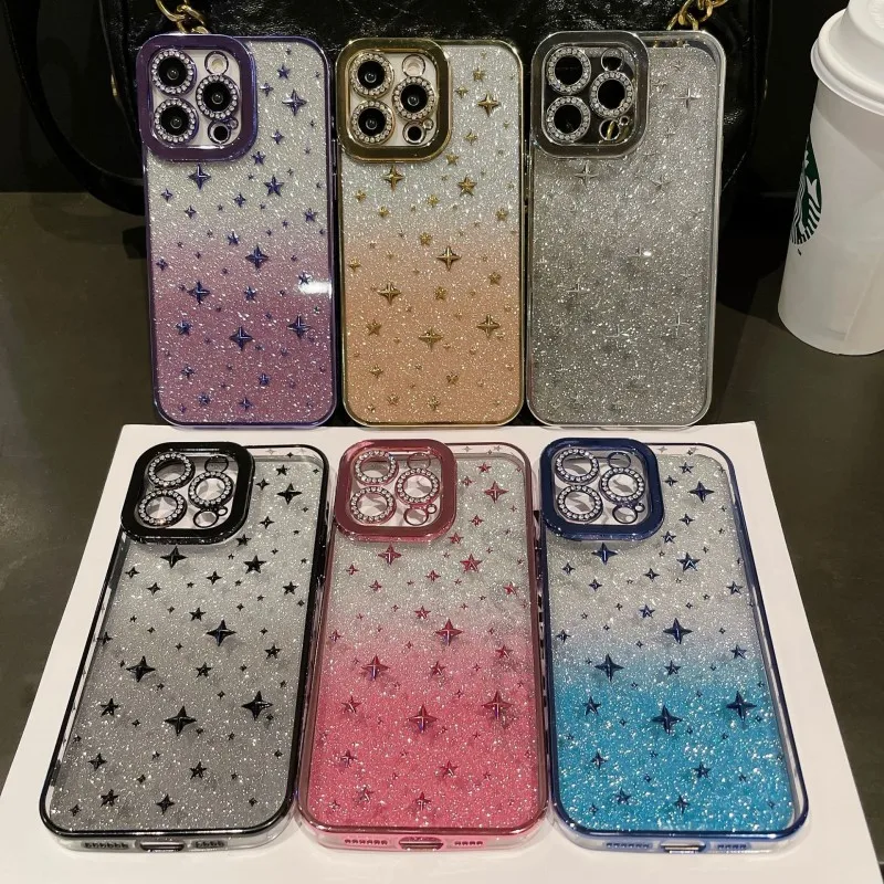 Electroplated Water Diamond Stereo Star Soft Phone Case, Suitable for Apple 15Pro Max, 14Pro, 13, 12Pro, 11
Electroplated Water Diamond Stereo Star Soft Phone Case, Suitable for Apple 15Pro Max, 14Pro, 13, 12Pro, 11