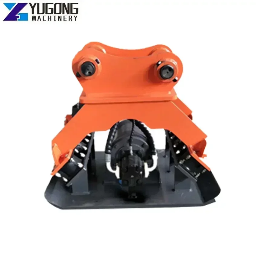 

YG High Quality Vibrating Plate Hydraulic Reversible Plate Soil Compactor for Excavator