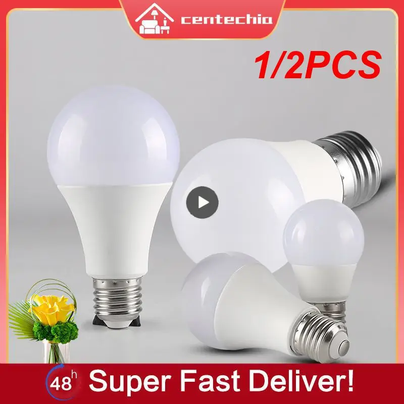 

1/2PCS lot E27 E14 LED Bulb Lamps 3W 6W 9W 12W 15W 18W 20W Lampada LED Light Bulb 220V-240V Bombilla Spotlight Cold/Warm