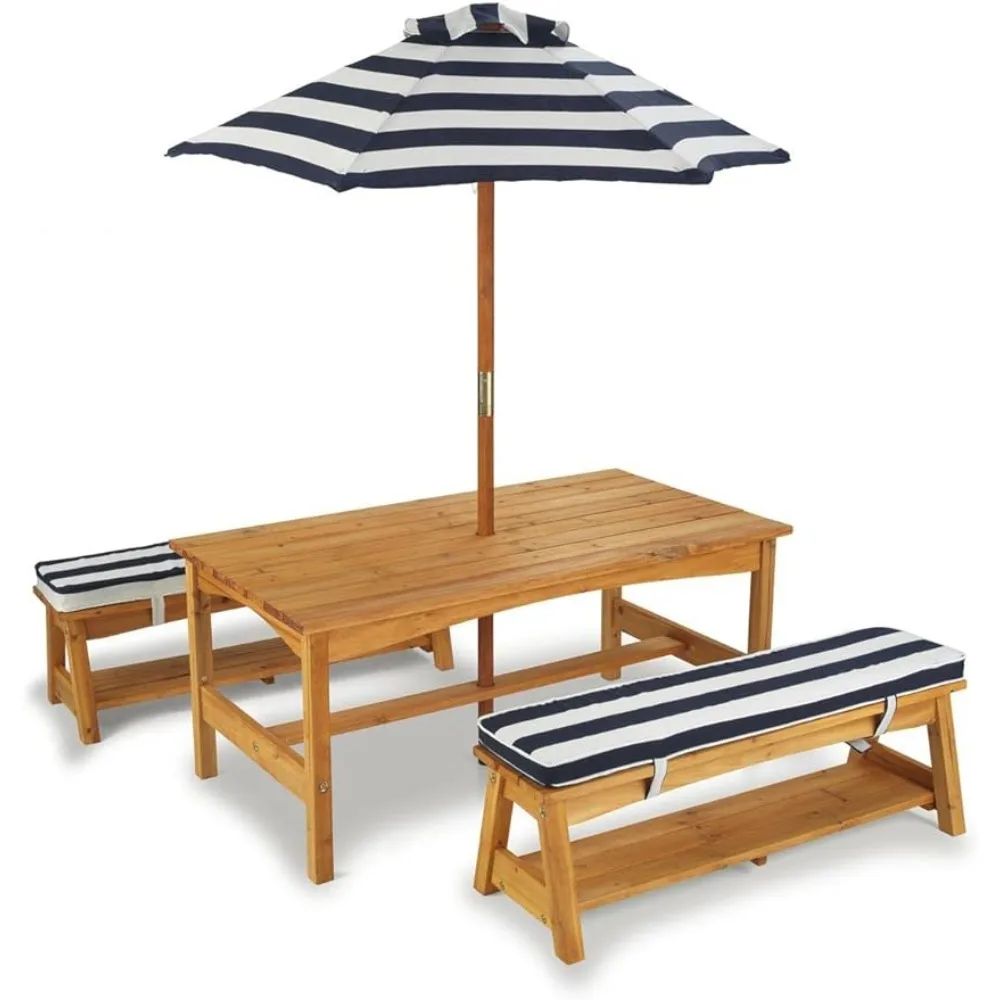Outdoor Bench with Cushion and Umbrella, Children's Backyard Furniture, Outdoor Bench
Outdoor Bench with Cushion and Umbrella, Children's Backyard Furniture, Outdoor Bench
