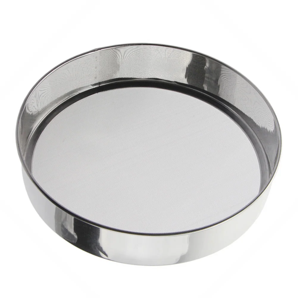 Flour Sieve Flour Sifter Cooking Dining Gadgets Household Instrument Kitchen Mesh Round Silver Stainless Steel
Flour Sieve Flour Sifter Cooking Dining Gadgets Household Instrument Kitchen Mesh Round Silver Stainless Steel
