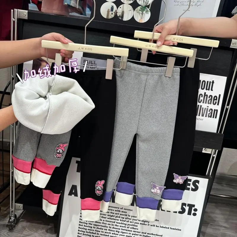 Sanrio My Melody Kuromi All-In-One Velvet Thickened Cartoon Splicing Leggings Kawaii Autumn and Winter Warm Leggings Girls Gift
Sanrio My Melody Kuromi All-In-One Velvet Thickened Cartoon Splicing Leggings Kawaii Autumn and Winter Warm Leggings Girls Gift