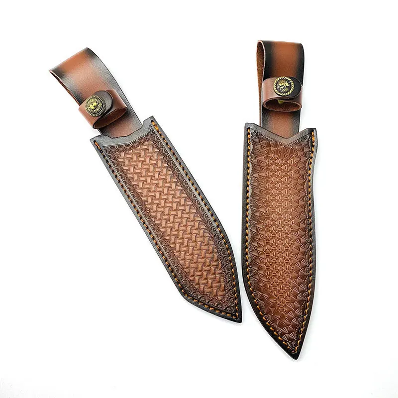 1pc Cowhide Knife Scabbard with Copper Buckle Top Quality Outdoor Straight Knife Sheath Scabbard FirstLayer Cowhide Knife Sheath
1pc Cowhide Knife Scabbard with Copper Buckle Top Quality Outdoor Straight Knife Sheath Scabbard FirstLayer Cowhide Knife Sheath