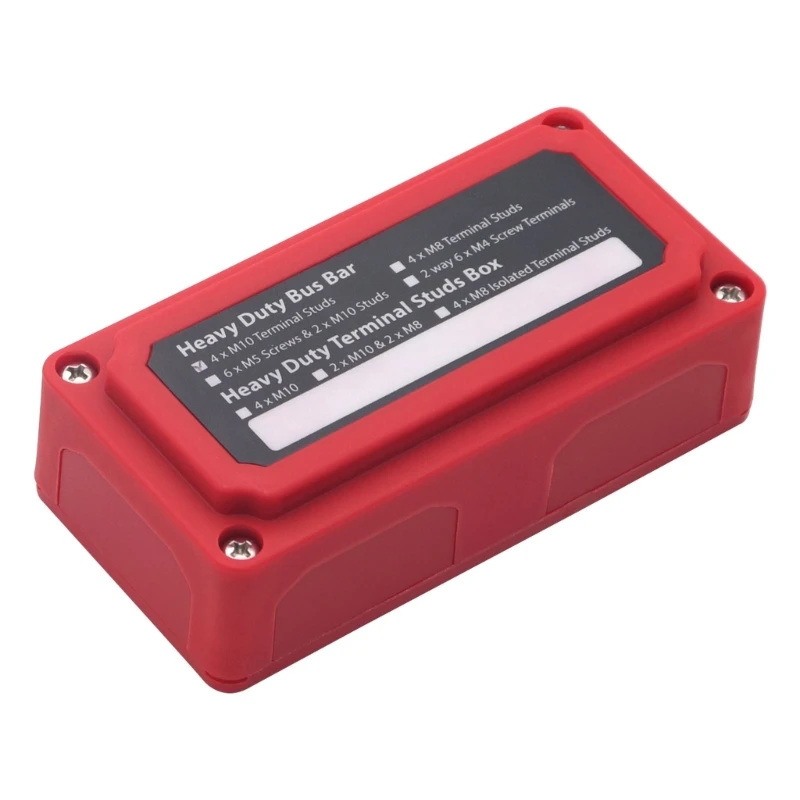 Compact & Efficient 200AM10 Bus Bar Box Terminal Block Box fit for Car & Boat K0AF
Compact & Efficient 200AM10 Bus Bar Box Terminal Block Box fit for Car & Boat K0AF