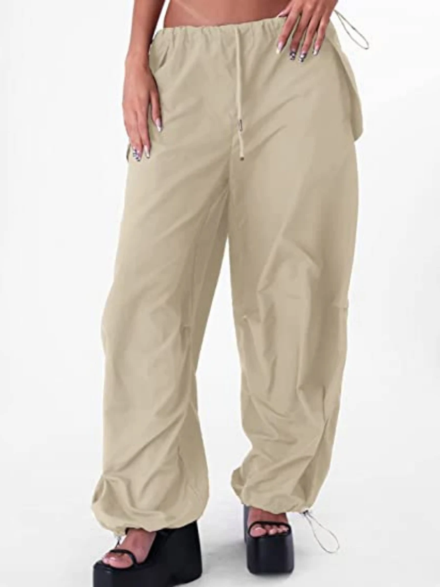 Cargo Pants Women Streetwear Hip Hop Pants Elastic Waist Harem Ankle Length Trousers Black Harajuku Casual Pocket Unisex Pants 
Cargo Pants Women Streetwear Hip Hop Pants Elastic Waist Harem Ankle Length Trousers Black Harajuku Casual Pocket Unisex Pants