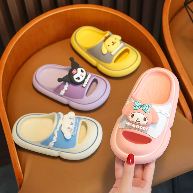 Cartoon Sanrioed Kuromi My Melody Cinnamoroll Summer EVA Sandals for Boys and Girls Cute Home Anti Slip Children's Slippers
Cartoon Sanrioed Kuromi My Melody Cinnamoroll Summer EVA Sandals for Boys and Girls Cute Home Anti Slip Children's Slippers
