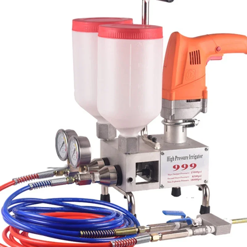 Two-Component Waterproof Wall Repair Polyurethane Grouting Machine 220V/1100W Electric Intelligent Remote Control Grouting Pump
Two-Component Waterproof Wall Repair Polyurethane Grouting Machine 220V/1100W Electric Intelligent Remote Control Grouting Pump
