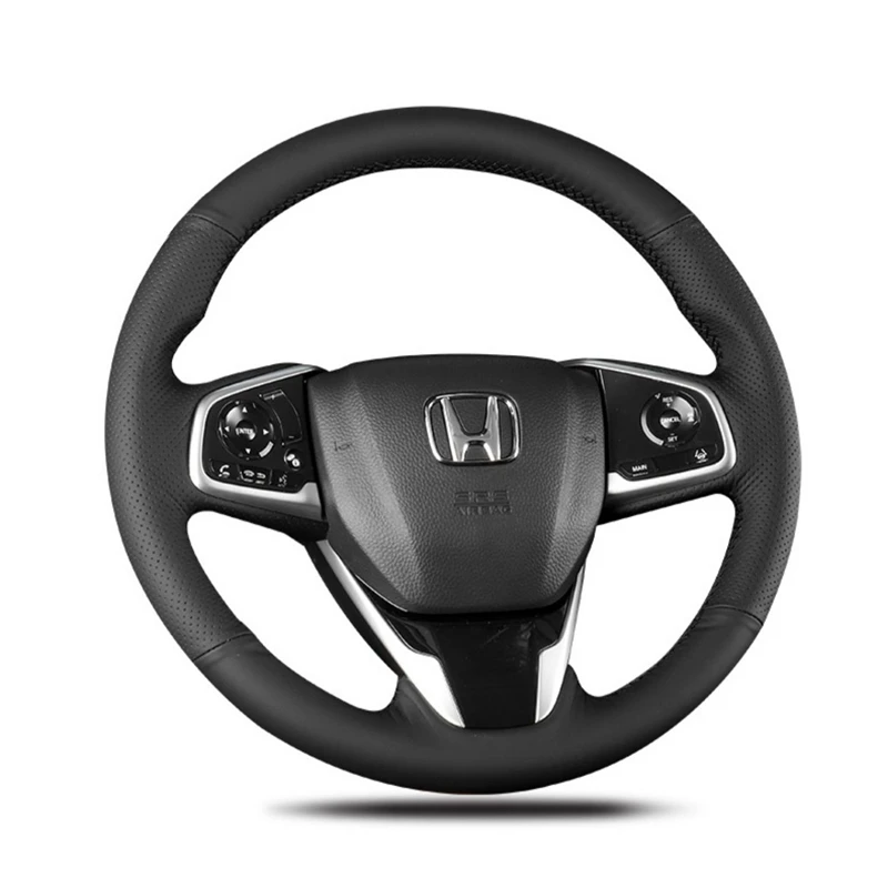 Чехол рулевого колеса автомобиля из натуральной кожи ручной работы для Honda Civic 10 2016-2019 CRV CR-V 2017-2019
Чехол рулевого колеса автомобиля из натуральной кожи ручной работы для Honda Civic 10 2016-2019 CRV CR-V 2017-2019