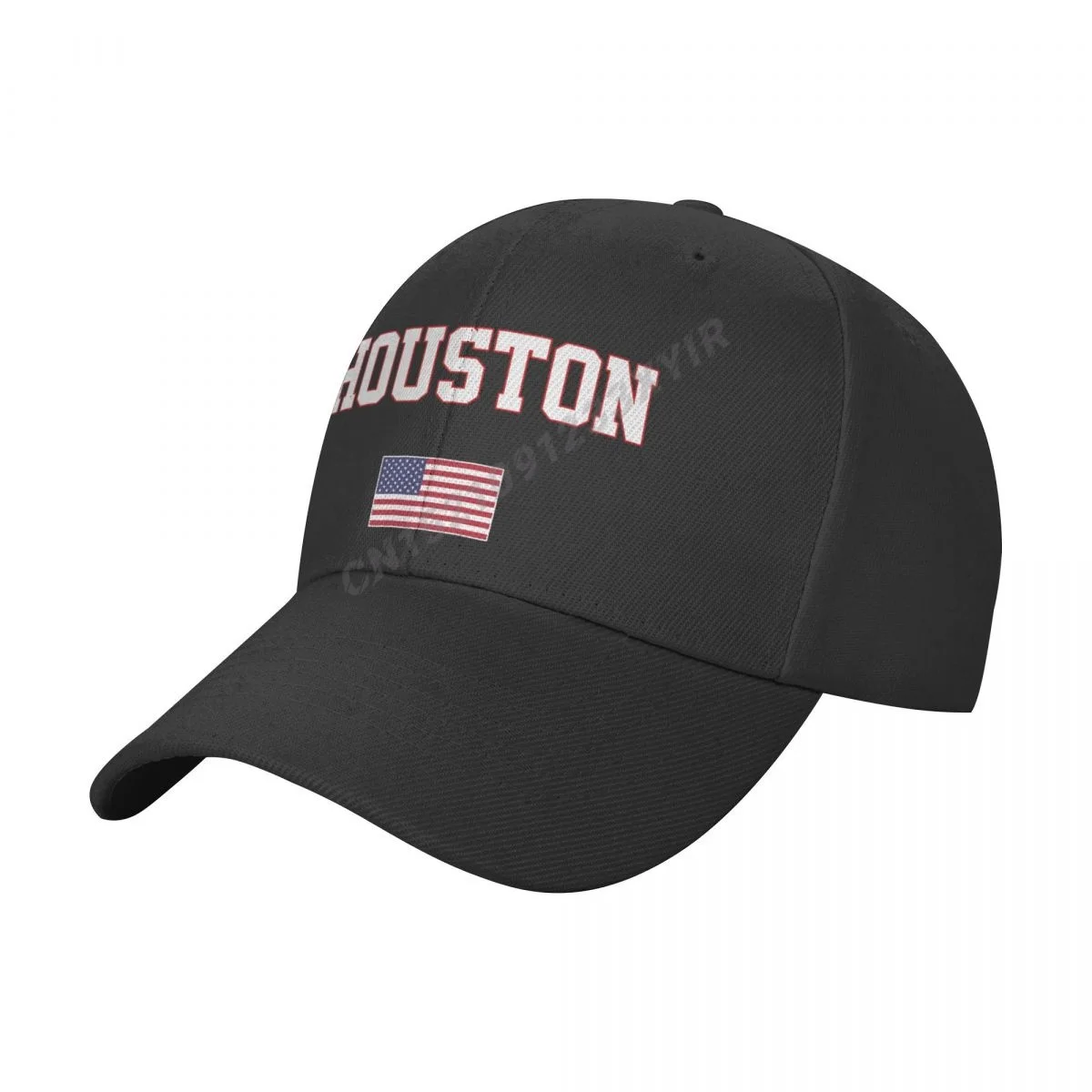

Baseball Cap Houston America Flag USA United States City Wild Sun Shade Peaked Adjustable Outdoor Caps