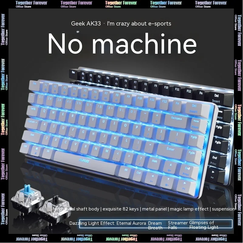 Ajazz Ak33 Mechanical Keyboard Wired Backlit 82 Keys Gaming For Pc Laptop Computer Mac Gamer Office Notebook Accessories Gifts
Ajazz Ak33 Mechanical Keyboard Wired Backlit 82 Keys Gaming For Pc Laptop Computer Mac Gamer Office Notebook Accessories Gifts