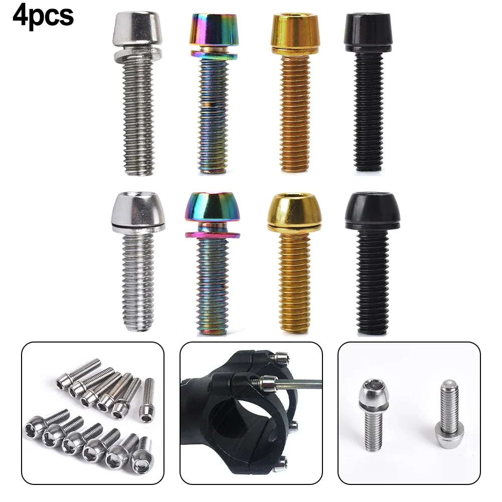 4 Sets M5x20mm M6x20mm MTB Bike Bicycle Steering Handlebar Stem Screws Bolts Bicycle Handle Upright Screw Accessories
4 Sets M5x20mm M6x20mm MTB Bike Bicycle Steering Handlebar Stem Screws Bolts Bicycle Handle Upright Screw Accessories