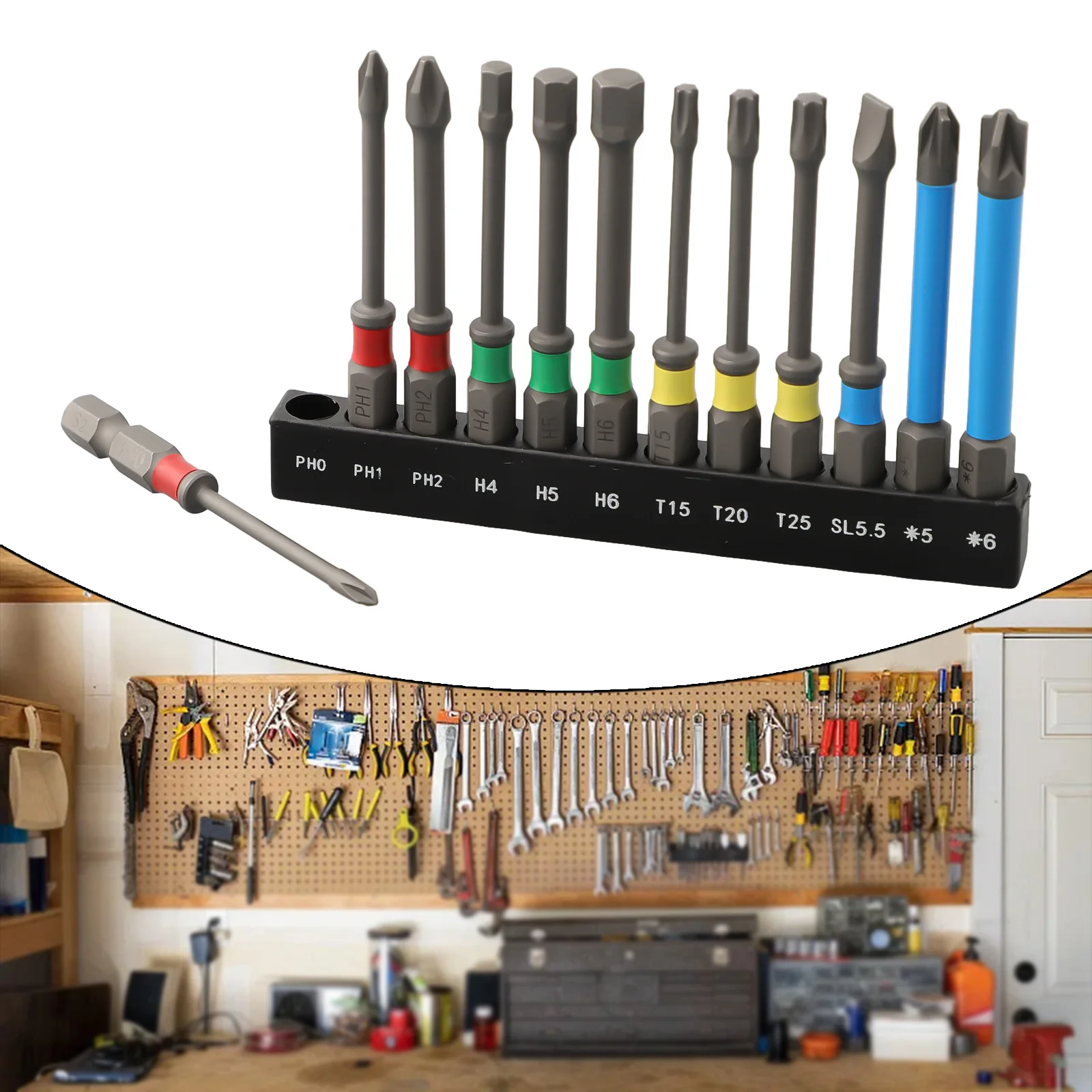 12pcs 65mm Torx Hex Screwdriver Bits PH0 PH1 PH2 H4 H5 H6 T15 T20 T25 PZ2 Rice-shaped Batch Head Workshop Hand Tools
12pcs 65mm Torx Hex Screwdriver Bits PH0 PH1 PH2 H4 H5 H6 T15 T20 T25 PZ2 Rice-shaped Batch Head Workshop Hand Tools