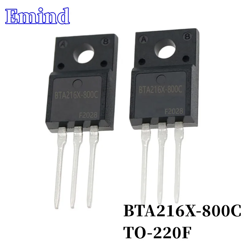5Pcs BTA216X-800C BTA216X Thyristor TO-220F Plastic Package 16A/800V DIP Triac Large Chip
5Pcs BTA216X-800C BTA216X Thyristor TO-220F Plastic Package 16A/800V DIP Triac Large Chip