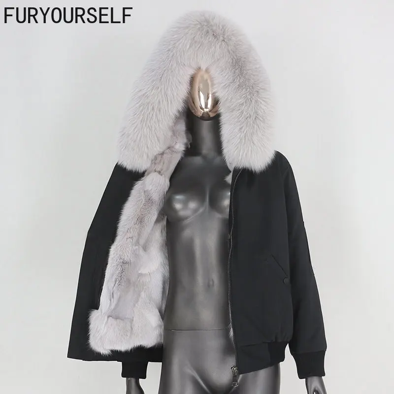 FURYOURSELF 2023 Bomber Waterproof Parka Winter Jacket Women Real Fox Fur Coat Natural Fox Raccoon Fur Collar New Removable Warm
FURYOURSELF 2023 Bomber Waterproof Parka Winter Jacket Women Real Fox Fur Coat Natural Fox Raccoon Fur Collar New Removable Warm
