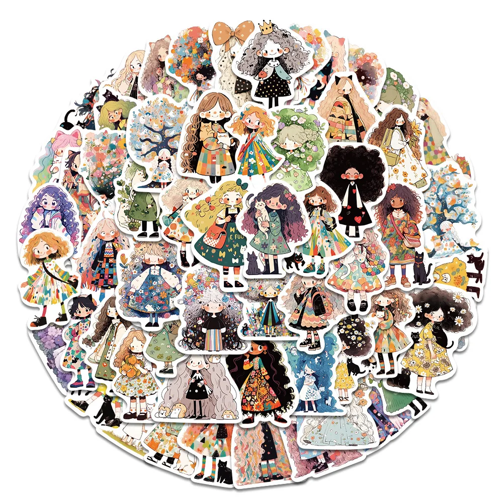 10/30/50PCS Cartoon Graffiti Girl Stickers Ins Style Decoration DIY Handbook Luggage Laptop Guitar Water Cup WaterproofWholesale
10/30/50PCS Cartoon Graffiti Girl Stickers Ins Style Decoration DIY Handbook Luggage Laptop Guitar Water Cup WaterproofWholesale