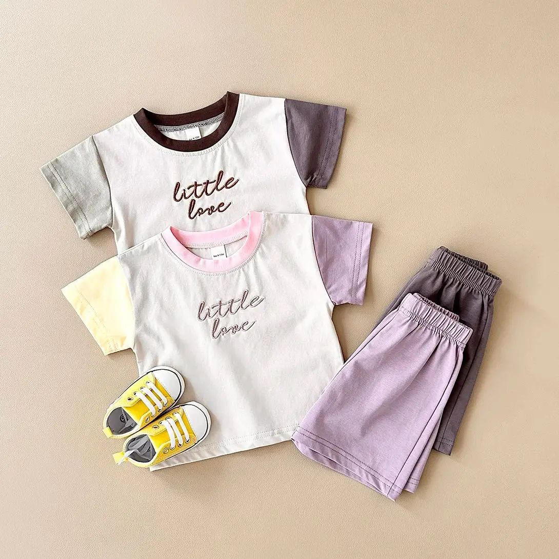 Ins Newborn Baby Clothes Summer Set T-shirt Overall Suit Toddler Boys Outfit Letter Color Block Short Sleeved Girls Casual Wear
Ins Newborn Baby Clothes Summer Set T-shirt Overall Suit Toddler Boys Outfit Letter Color Block Short Sleeved Girls Casual Wear