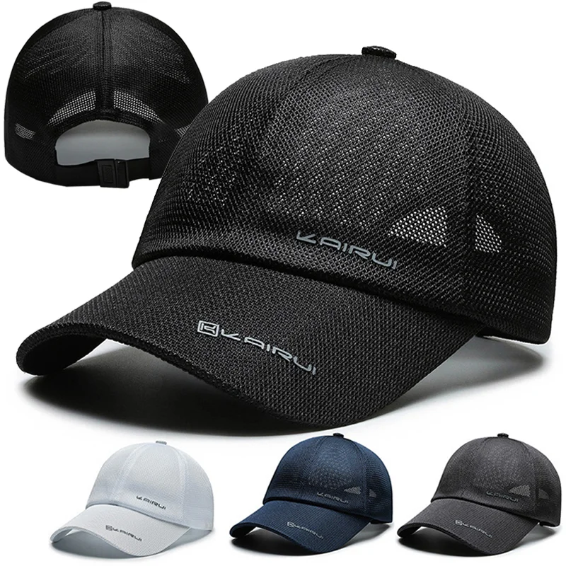 Breathable Full Mesh Baseball Caps Male Quick Dry Men's Caps Snapback Cap Sports Cap Outdoor Sun Protection Leisure Hats Dad Hat
Breathable Full Mesh Baseball Caps Male Quick Dry Men's Caps Snapback Cap Sports Cap Outdoor Sun Protection Leisure Hats Dad Hat