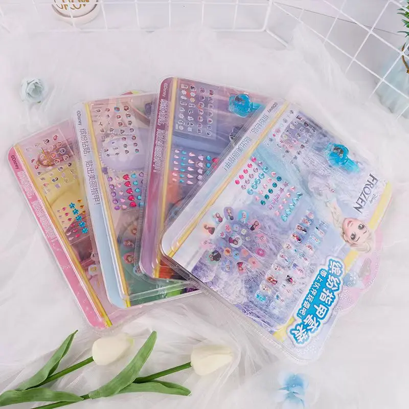 Disney Frozen colorful nail polish sticker set play house toys DIY nail stickers kindergarten gift direct sales
Disney Frozen colorful nail polish sticker set play house toys DIY nail stickers kindergarten gift direct sales