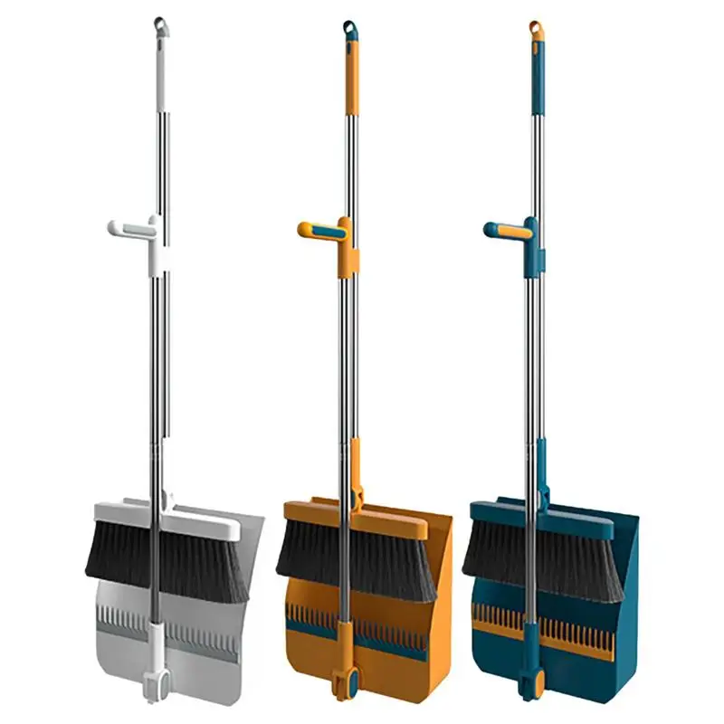 Broom With Dustpan Combo Set Lobby Cleaning Brush And Dust Pan Set Cleaning Tool With 180 Degree Rotation Dense Bristles For
Broom With Dustpan Combo Set Lobby Cleaning Brush And Dust Pan Set Cleaning Tool With 180 Degree Rotation Dense Bristles For