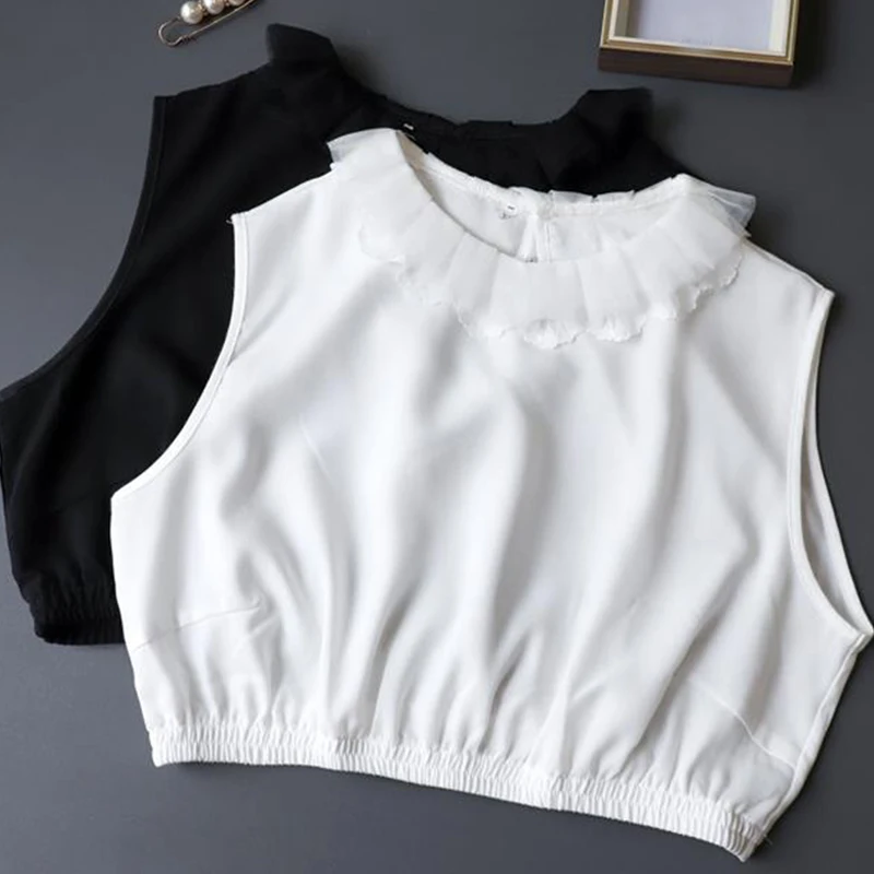 Woman Sweater Blouse Shirt Fake Collar Detachable Collar Solid Color Shirt Sweater Blouse Top False Collars Neckwear Nep Kraagie
Woman Sweater Blouse Shirt Fake Collar Detachable Collar Solid Color Shirt Sweater Blouse Top False Collars Neckwear Nep Kraagie