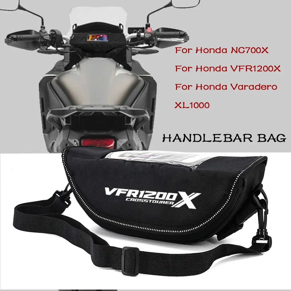 Handlebar Storage Bag for Honda Varadero XL1000 VFR1200X VFR 1200 X NC700X Motorcycle Portable Handle Bag Navigation Bag
Handlebar Storage Bag for Honda Varadero XL1000 VFR1200X VFR 1200 X NC700X Motorcycle Portable Handle Bag Navigation Bag