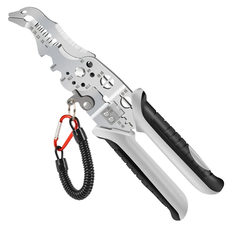 Wire Stripper Tool Electricians Wire Cutter For Wire Cutting Winding Pulling Durable Easy Install Easy To Use
Wire Stripper Tool Electricians Wire Cutter For Wire Cutting Winding Pulling Durable Easy Install Easy To Use