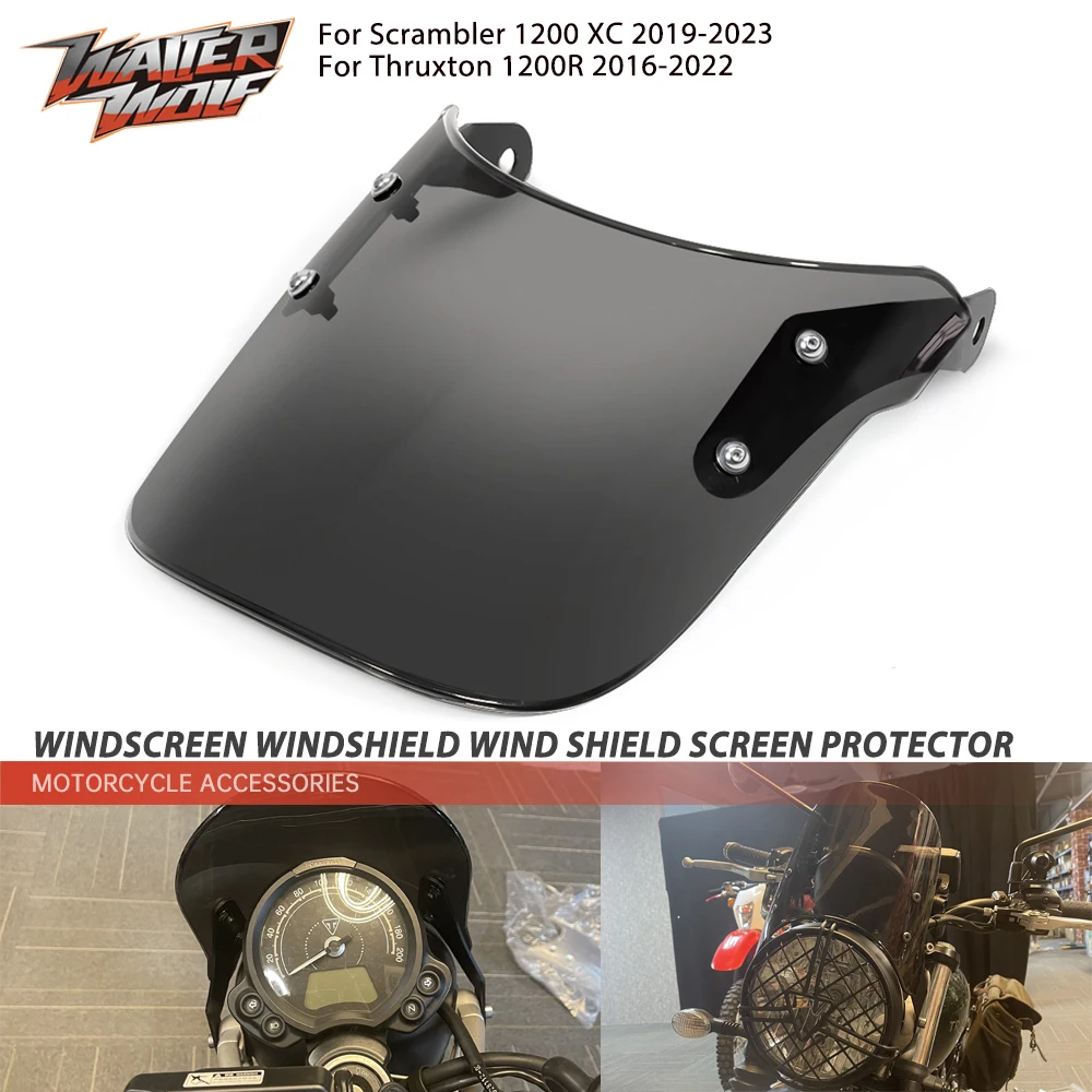 Motorcycle Windshield Windscreen Protector For Steet Speed Twin Scrambler 900 1200 XC XE Thruxton 1200/R Cafe Racer Wind Shield
Motorcycle Windshield Windscreen Protector For Steet Speed Twin Scrambler 900 1200 XC XE Thruxton 1200/R Cafe Racer Wind Shield