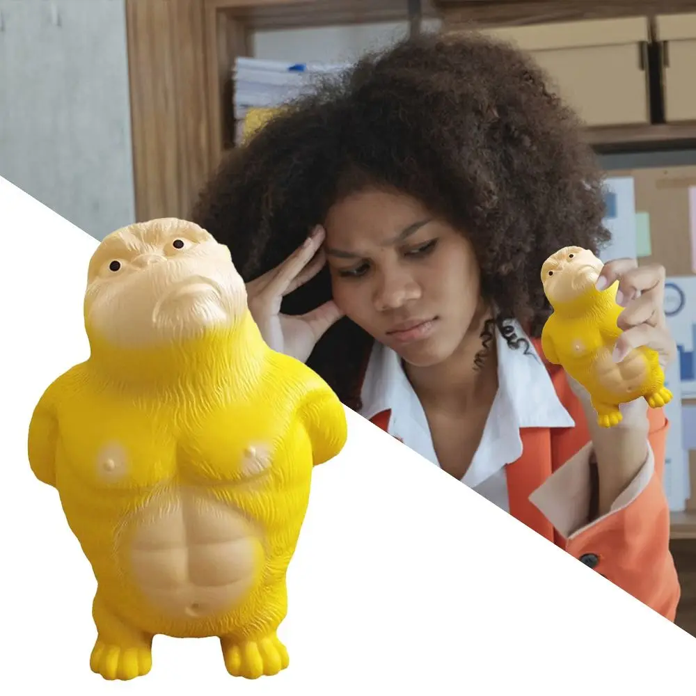 Yellow Squeezing Toys Funny Cartoon Orangutan Decompress Stress Stress Relief Toys Children PVC Gorilla Rebound Toys
Yellow Squeezing Toys Funny Cartoon Orangutan Decompress Stress Stress Relief Toys Children PVC Gorilla Rebound Toys