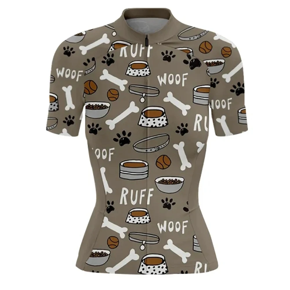 Dog BonePaw Print Cute Women Cycling Jersey Short Sleeve Bike Shirt Bicycle Wear Mountain Road Clothes Cycle Racing MTB Clothing
Dog BonePaw Print Cute Women Cycling Jersey Short Sleeve Bike Shirt Bicycle Wear Mountain Road Clothes Cycle Racing MTB Clothing