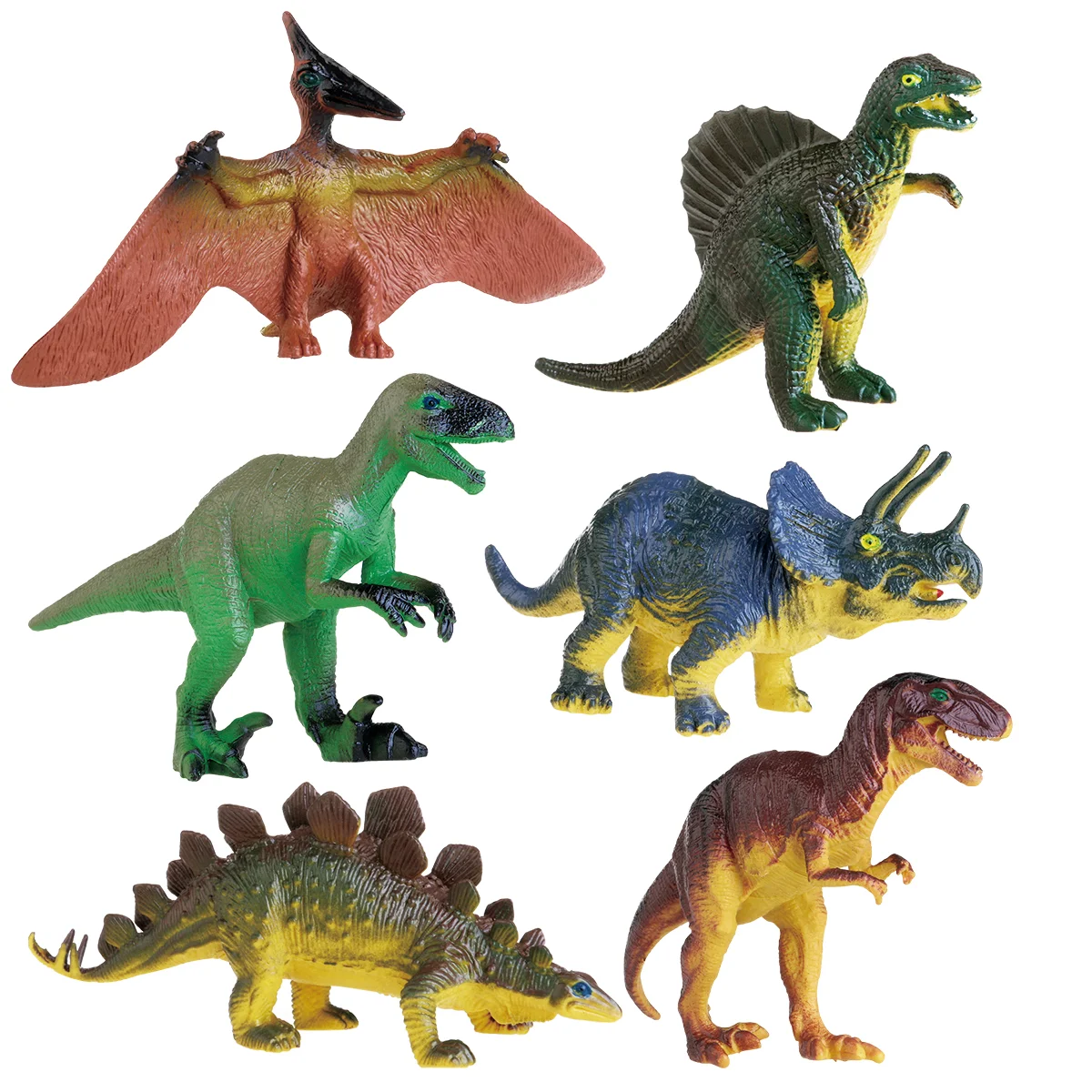 set Educational Realistic Looking Dinosaurs Figures for Boys Childrens Birthday Gifts 6pcs
set Educational Realistic Looking Dinosaurs Figures for Boys Childrens Birthday Gifts 6pcs