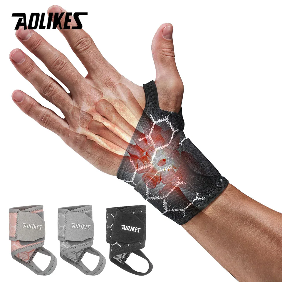 AOLIKES 1PCS Compression Wrist Brace for Carpal Tunnel Relief Light Support,Adjustable Wrist Guards Fit Right Left Hand for Work
AOLIKES 1PCS Compression Wrist Brace for Carpal Tunnel Relief Light Support,Adjustable Wrist Guards Fit Right Left Hand for Work