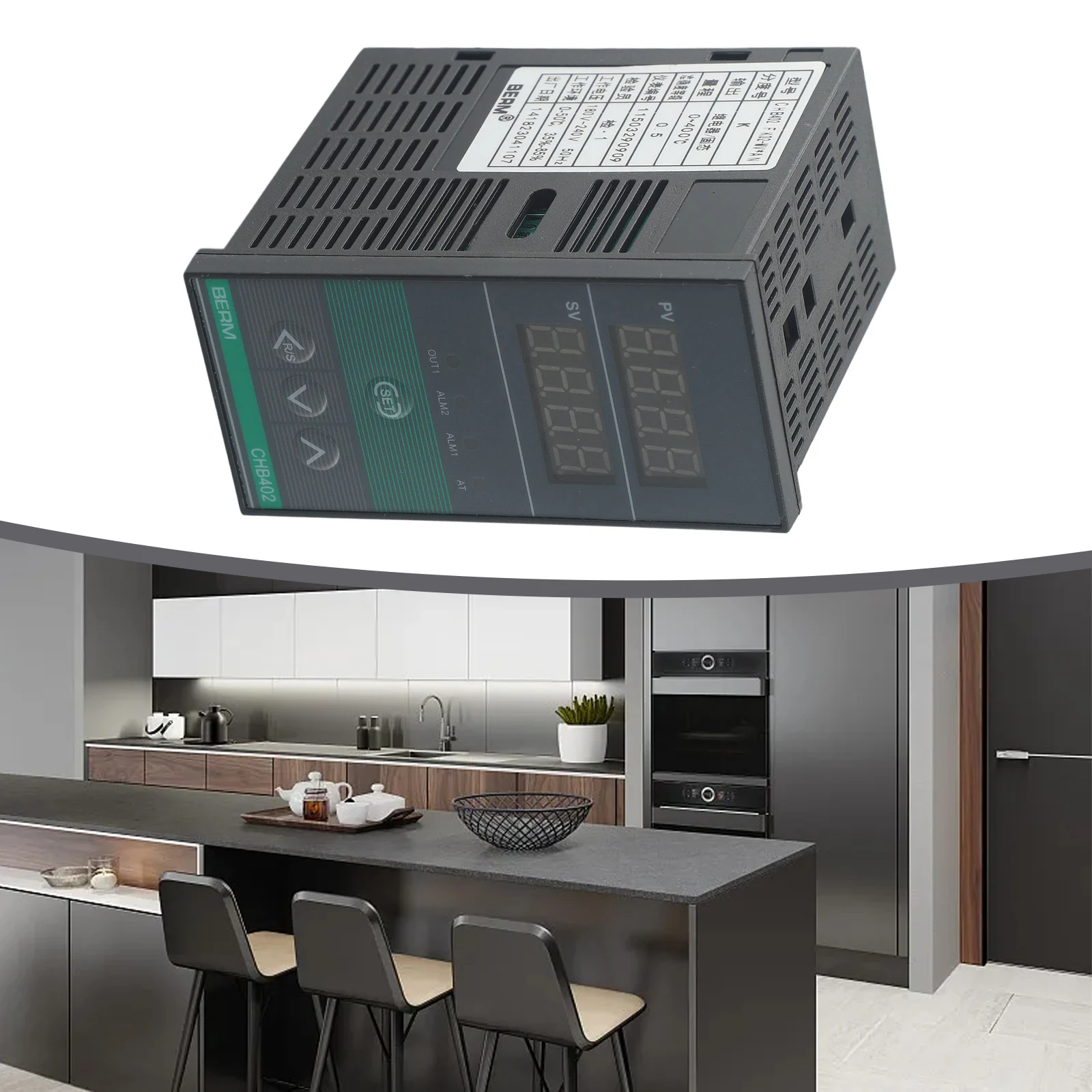 CHB402 PID Temperature Controller 400℃ Digital Display Intelligent Thermoregulator Thermostat Least 10,000 Times
CHB402 PID Temperature Controller 400℃ Digital Display Intelligent Thermoregulator Thermostat Least 10,000 Times
