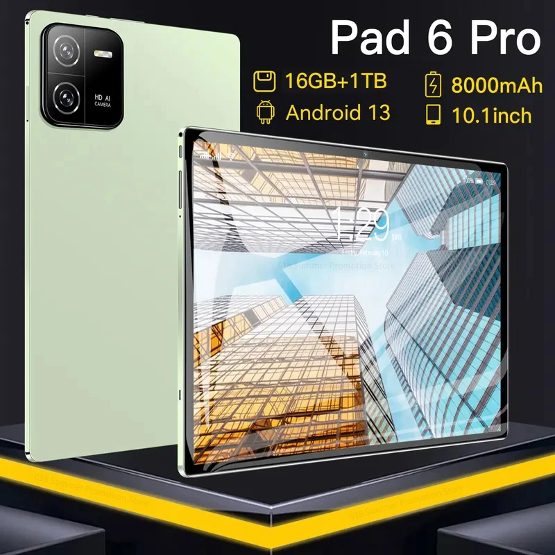 2024 Global Version Original Pad 6 Pro Tablets PC MTK6797 Android 13 tablet 10.1inch HD 4K Screen 5G WIFI Mi Pad 6 tablet pc
2024 Global Version Original Pad 6 Pro Tablets PC MTK6797 Android 13 tablet 10.1inch HD 4K Screen 5G WIFI Mi Pad 6 tablet pc