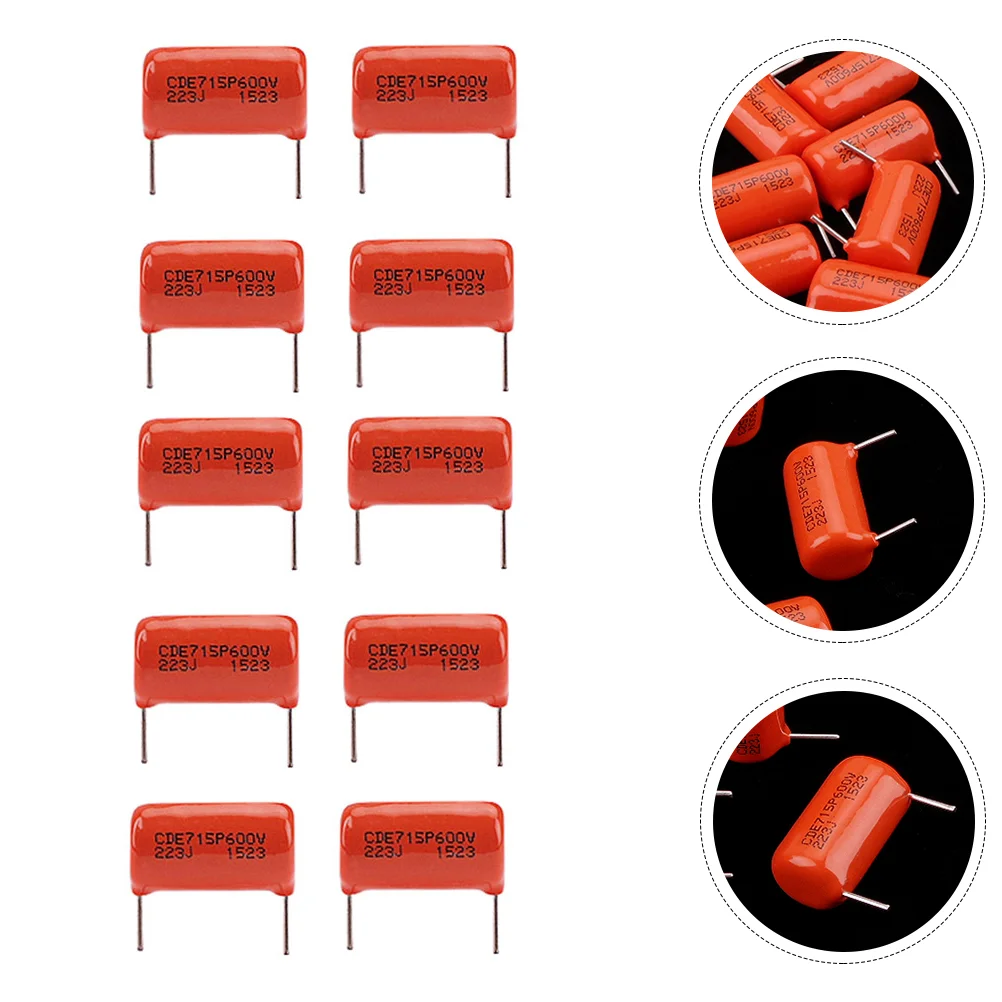1 Set Film Capacitors Assortment for Guitar or Bass Hobby Electronics Audio Video Project Electronic Repair Orange
1 Set Film Capacitors Assortment for Guitar or Bass Hobby Electronics Audio Video Project Electronic Repair Orange