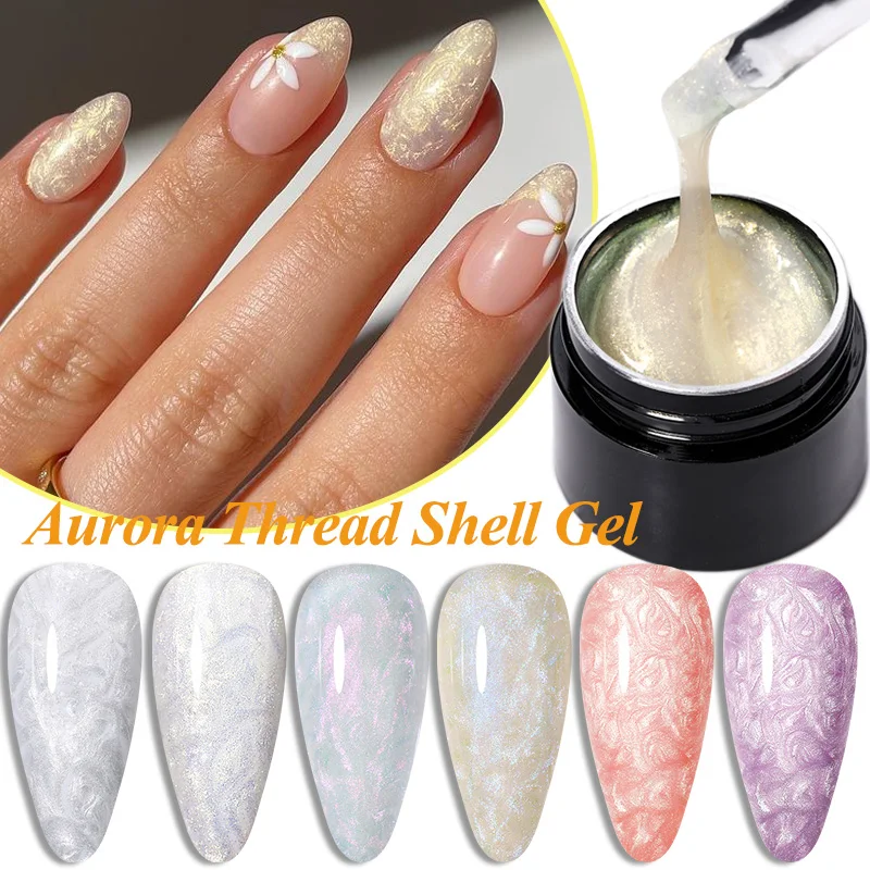 LILYCUTE 7ML Gold Aurora Sparkling Glitter Pearl Shell Thread Gel Nail Polish Manicure Semi Permanent Nail Art UV Base Top Coat
LILYCUTE 7ML Gold Aurora Sparkling Glitter Pearl Shell Thread Gel Nail Polish Manicure Semi Permanent Nail Art UV Base Top Coat
