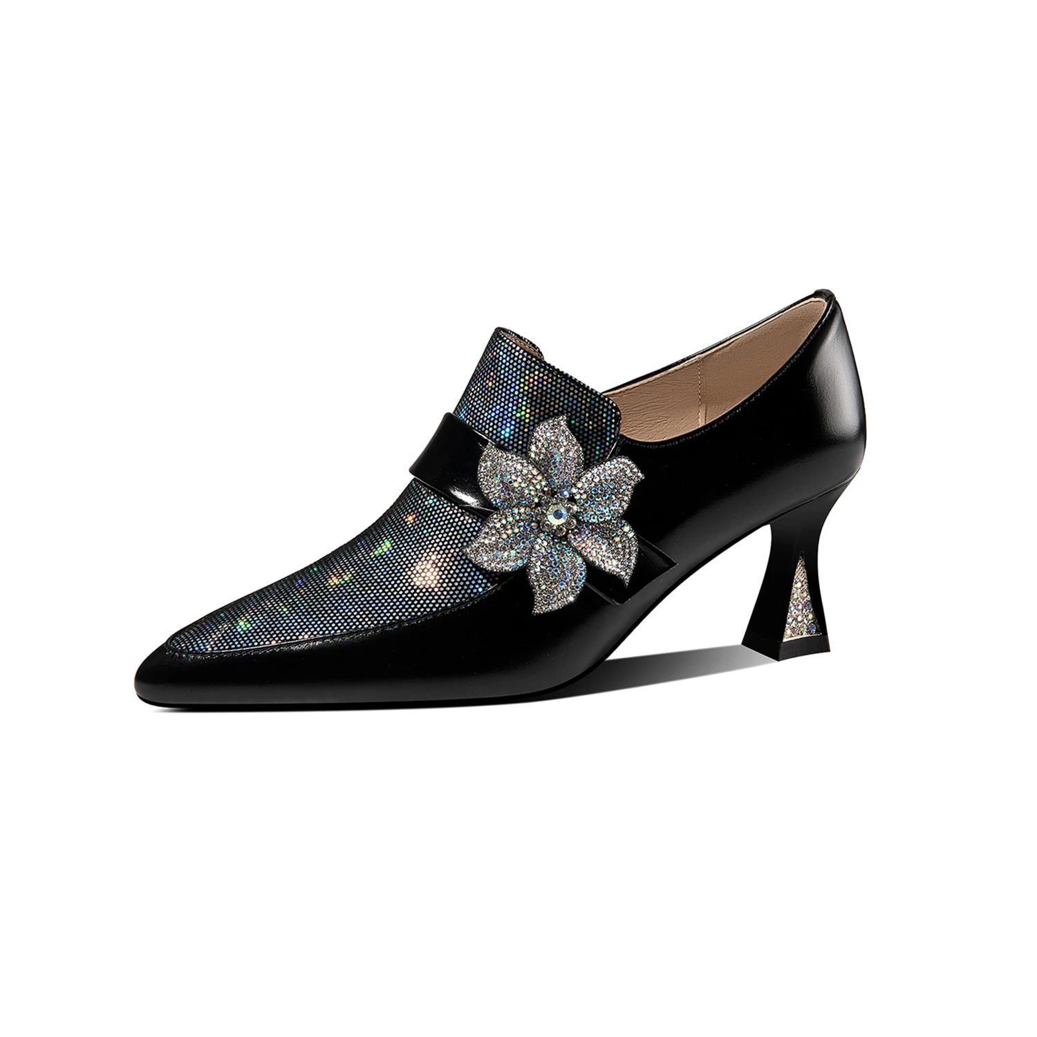 Mstyle Genuine Leather Glitter Flower Handmade Women's Heeled Shoes Side Zip Up High Heel Elegant Black Beige Ladies Pumps
Mstyle Genuine Leather Glitter Flower Handmade Women's Heeled Shoes Side Zip Up High Heel Elegant Black Beige Ladies Pumps